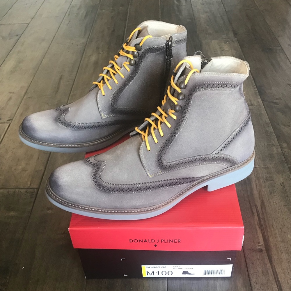 Donald J Pliner Wingtip Boots